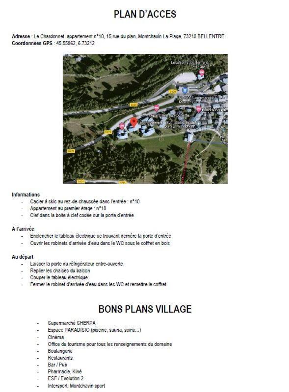 Appartement Montchavin La Plagne Exterior photo